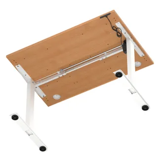 Air Lite Height Adjustable Desk With Cable Ports