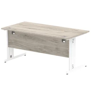 Impulse Straight Desk Cable Managed Leg