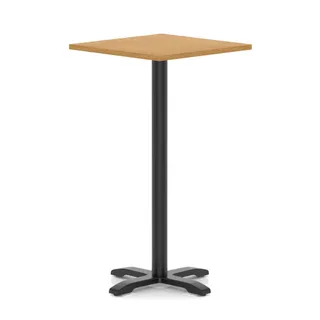 EE - Italia Square Poseur Table With Cross Base