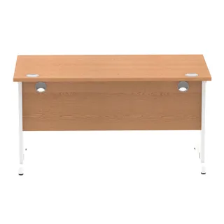 Impulse Straight Desk Cable Managed Leg