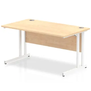 Impulse Straight Desk Cantilever Leg