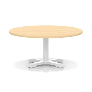 Italia Round Coffee Table With Cross Base