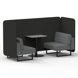Brixworth Bench Booth in Two Tone