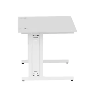 Impulse Straight Desk Cable Managed Leg