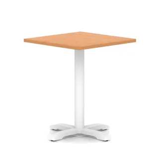 EE - Italia Square Poseur Table With Cross Base