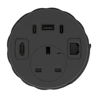 Volta Round Power Unit Module 1x Socket