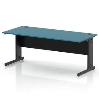 Impulse Straight Desk Cable Managed Leg