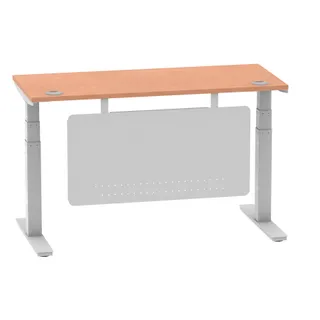 Air Height Adjustable Slimline Desk With Cable Ports