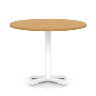Italia Round Poseur Table With Cross Base