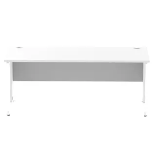 Impulse Straight Desk Cable Managed Leg