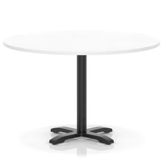 EE - Italia Round Poseur Table With Cross Base