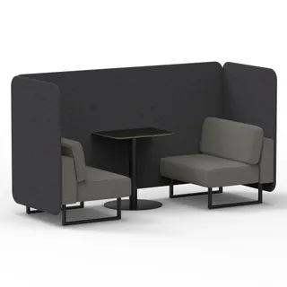 Brixworth Bench Booth in Two Tone