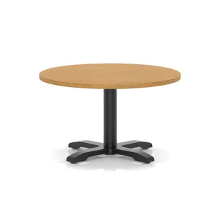 Italia Round Coffee Table With Cross Base