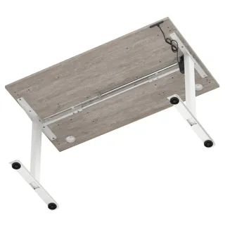 Air Lite Height Adjustable Desk With Cable Ports