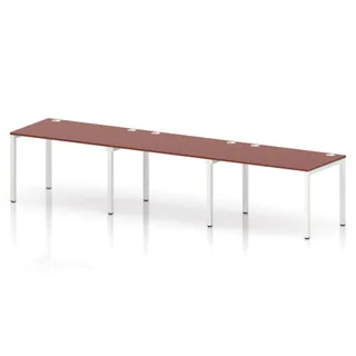 Impulse Single Row Bench Desk - 3 Person