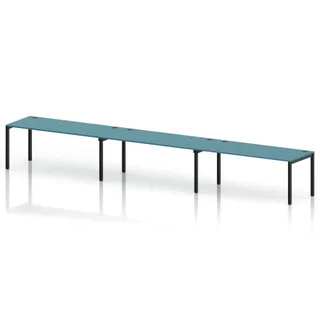 Impulse Single Row Bench Desk - 3 Person
