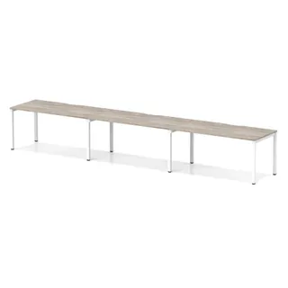 Evolve Plus Single Row Bench Desk - 3 Person