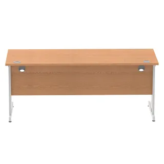 Impulse Straight Desk Cable Managed Leg