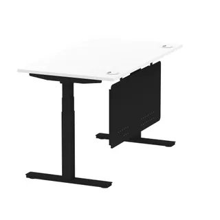 Air Height Adjustable Desk With Cable Ports