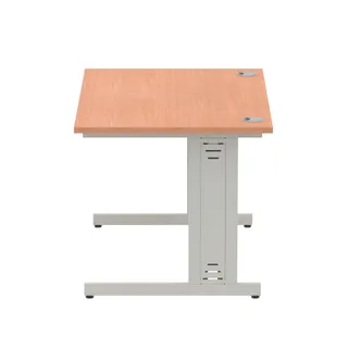 Impulse Straight Desk Cable Managed Leg