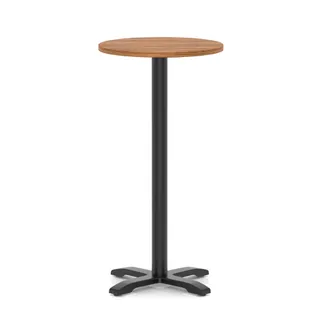 Italia Round Poseur Table With Cross Base
