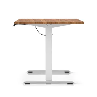 Air Lite Height Adjustable Desk With Scalloped Edge