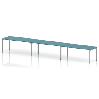 Impulse Single Row Bench Desk - 3 Person