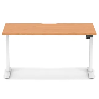 Air Lite Height Adjustable Desk With Scalloped Edge