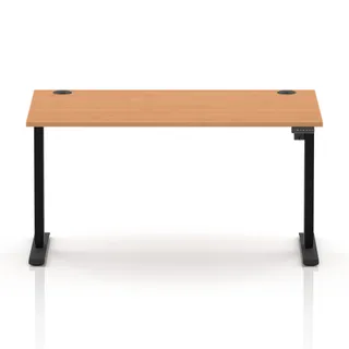 Air Lite Height Adjustable Desk With Cable Ports