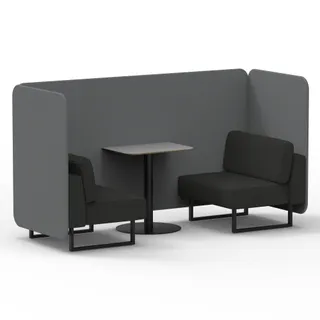 Brixworth Bench Booth in Two Tone