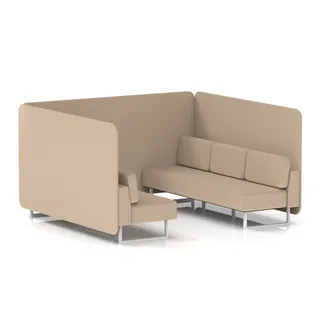 Brixworth Bench Booth in Single Tone
