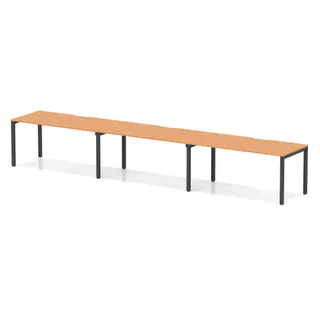 Evolve Plus Single Row Bench Desk - 3 Person