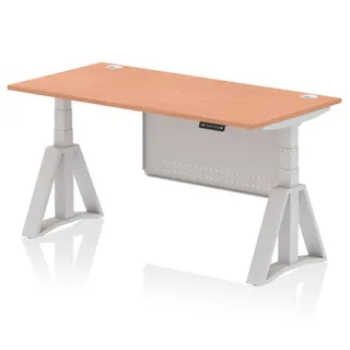 Air Height Adjustable Desk With Cable Ports