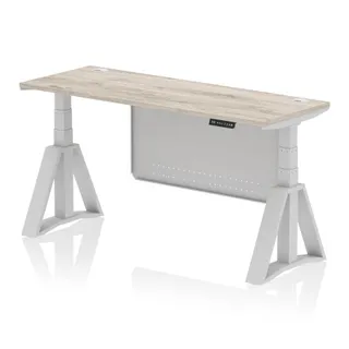 Air Height Adjustable Slimline Desk With Cable Ports