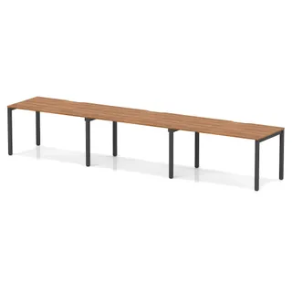 Evolve Plus Single Row Bench Desk - 3 Person