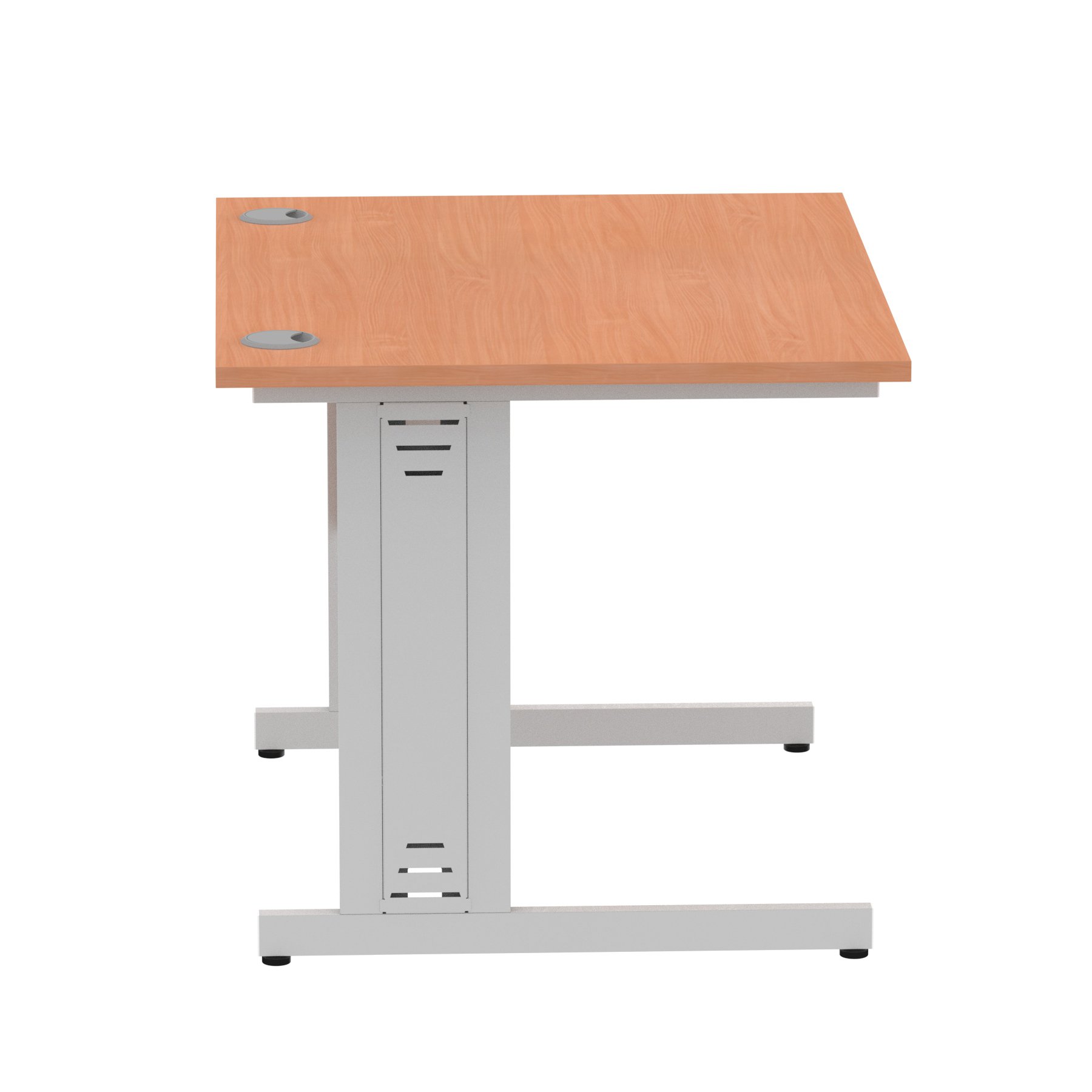 Impulse Straight Desk Cable Managed Leg