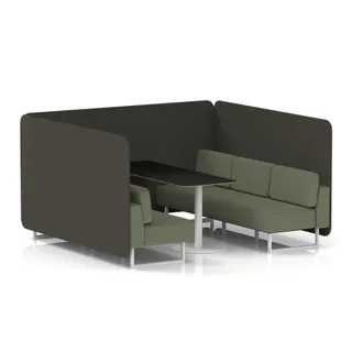 Brixworth Bench Booth in Two Tone
