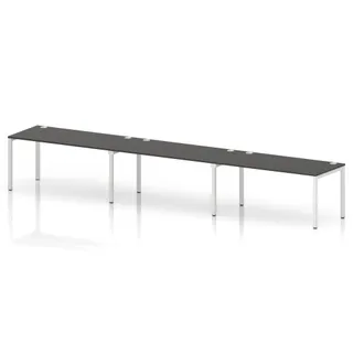 Impulse Single Row Bench Desk - 3 Person