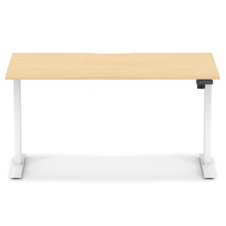Air Lite Height Adjustable Desk With Scalloped Edge