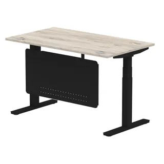 Air Height Adjustable Desk With Cable Ports