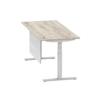 Air Height Adjustable Desk With Cable Ports
