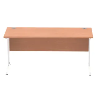 Impulse Straight Desk Cable Managed Leg