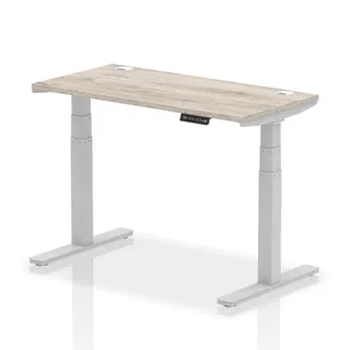 EE - Air Height Adjustable Slimline Desk With Cable Ports