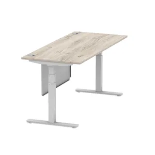 Air Height Adjustable Desk With Cable Ports