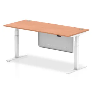 Air Height Adjustable Desk With Cable Ports