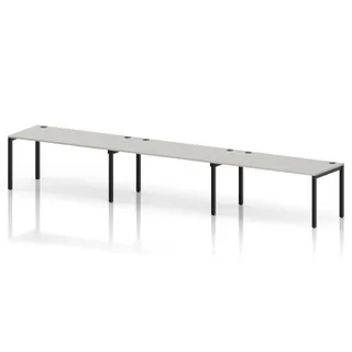 Impulse Single Row Bench Desk - 3 Person