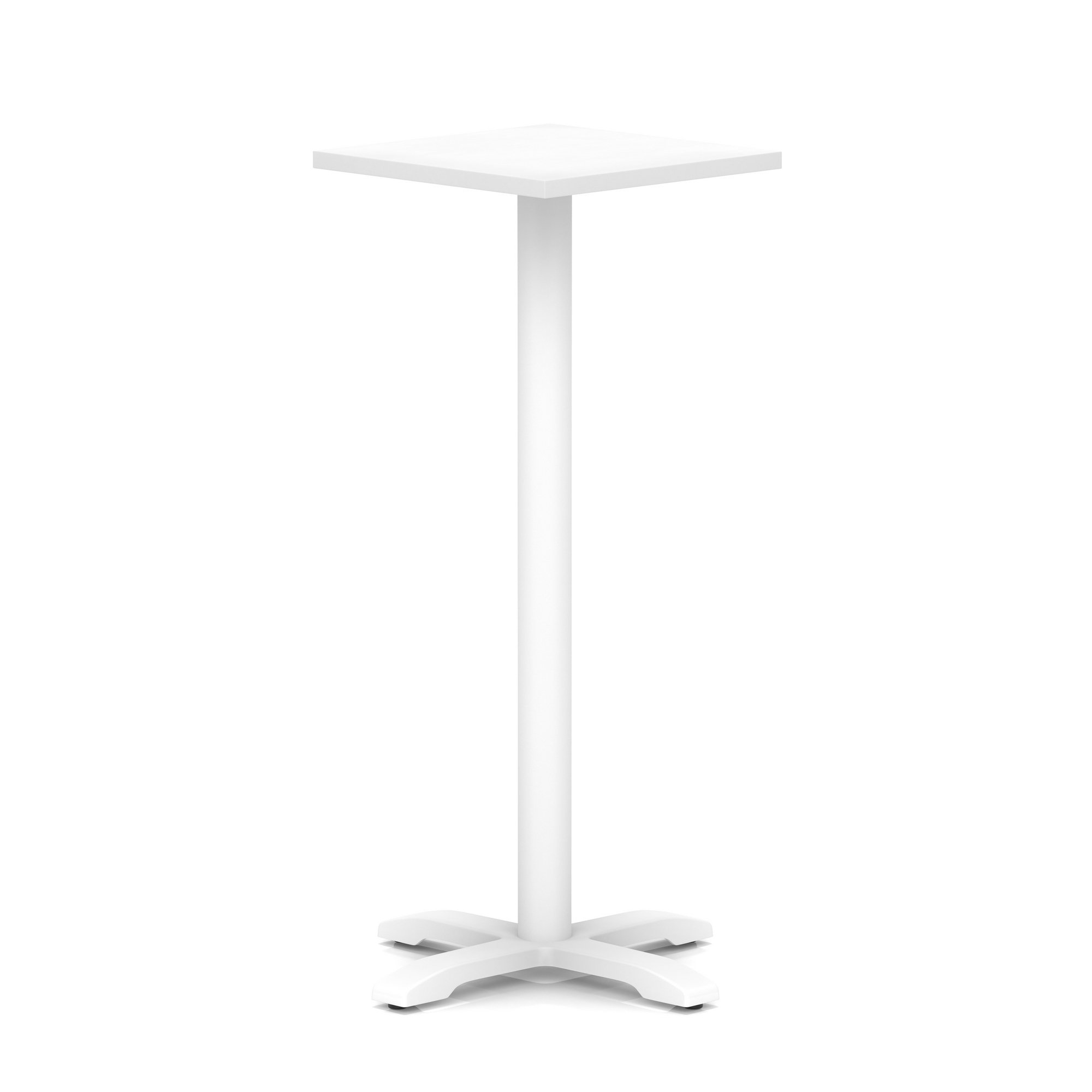 Italia Square Poseur Table With Cross Base