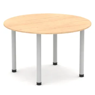 Impulse Round Table With Post Leg