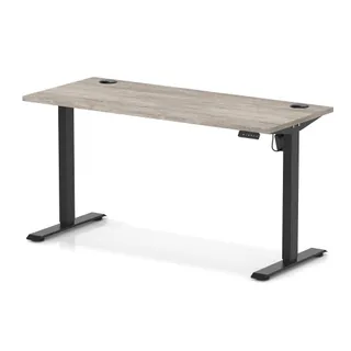 OE - Air Lite Height Adjustable Slimline Desk With Cable Ports