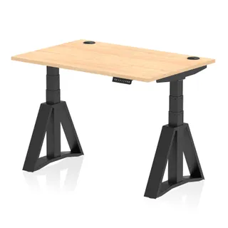 Air Height Adjustable Desk With Cable Ports